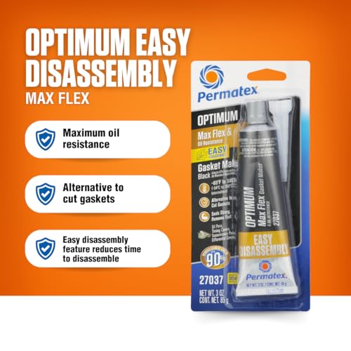 Permatex 27037 Optimum Black Gasket Maker, 3 oz - Image 2