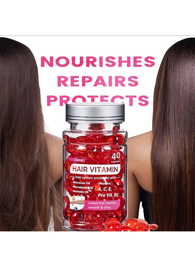 سيكريت فيتامين الشعر السري، مصل علاج الشعر، أفضل بلسم زيت للشعر للنساء والرجال يناسب جميع أنواع الشعر - Image 2
