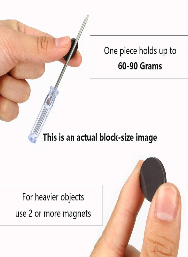 YSTIME Flexible Magnetic Dot with Self Adhesive, 60 PCS Round Small Magnetic Stickers with Adhesive Backing Peel & Stick Magnets Stickers for Crafts, Office, DIY Projects, 60 Pack 20x2mm - Image 3