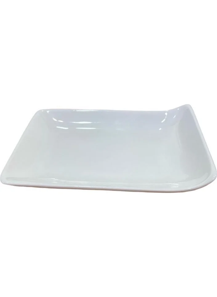 Acar Porcelain Rectangular Boat Plate 8X12CM 9347