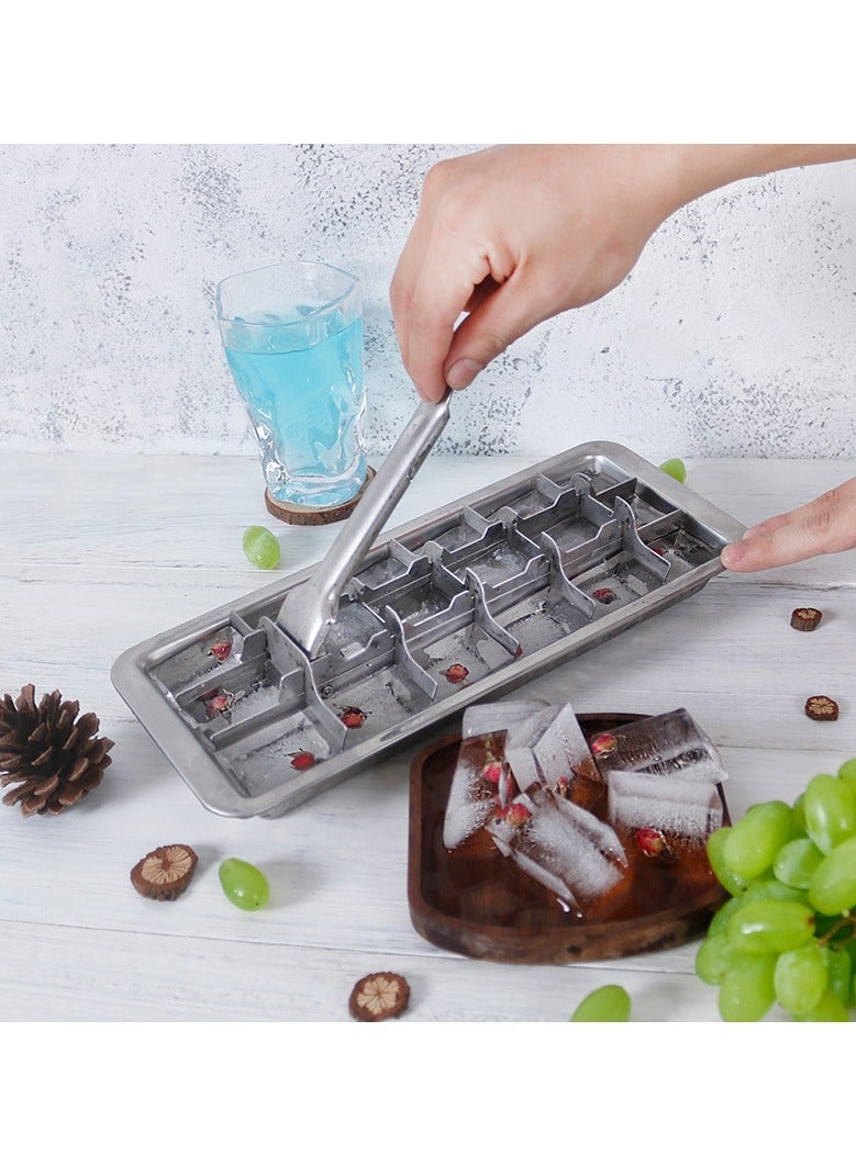 general Stainless steel ice tray quick take ice mold ice cream ice cube edible grade metal ice box - Image 3