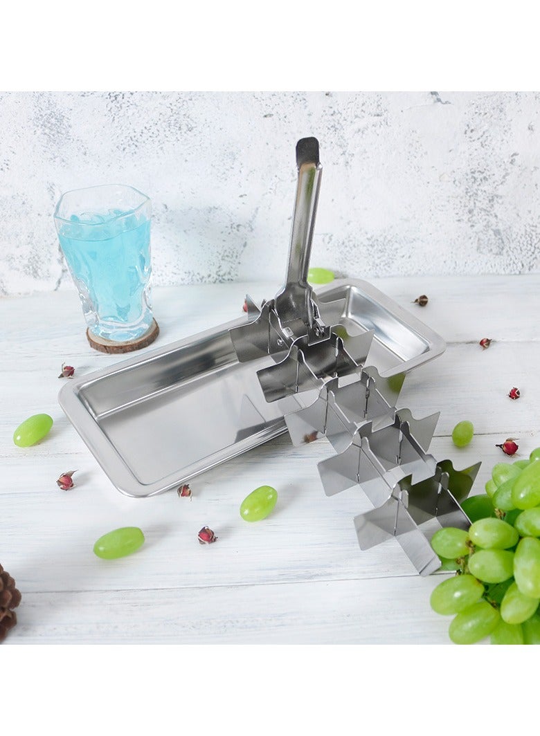 general Stainless steel ice tray quick take ice mold ice cream ice cube edible grade metal ice box - Image 4