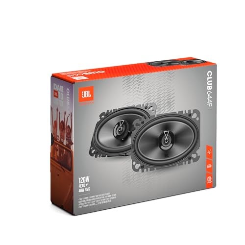 JBL Club 644F - مكبر صوت سيارة ثنائي الاتجاه 4" × 6" (100 مم × 152 مم)، 40 واط RMS، 120 واط ذروة، حساسية (@ 2.83 فولت): 92 ديسيبل، استجابة التردد: 75 هرتز – 20 كيلو هرتز، مقاومة اسمية: 3.0 أوم - Image 5
