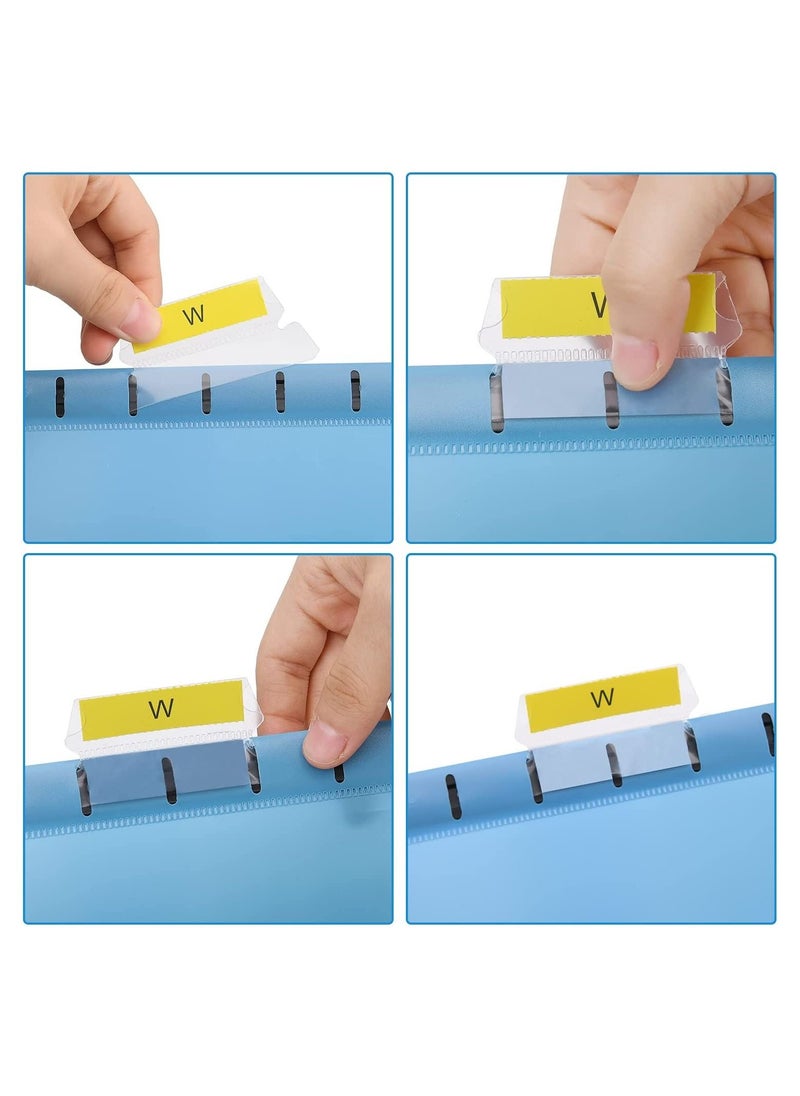 Generic - 12 Pack Hanging File Folders with Tab and Card Inserts, Polypropylene Hanging File Folders for Bulky Files, Medical Charts, Assorted Colors, Letter Size Office School Desktop File Storage - Image 1
