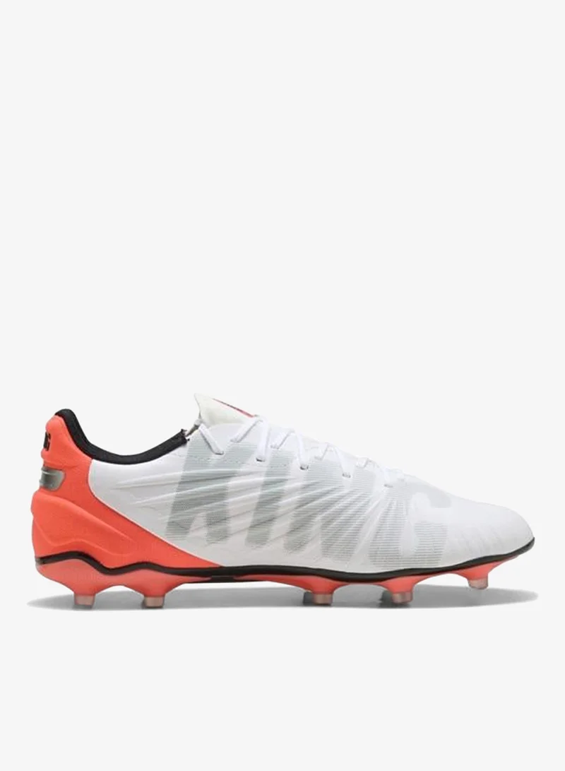Puma PUMA White-PUMA Silver-Glowing Red KING MATCH FG/AG Football Boots Unisex for Men | Best Price UAE