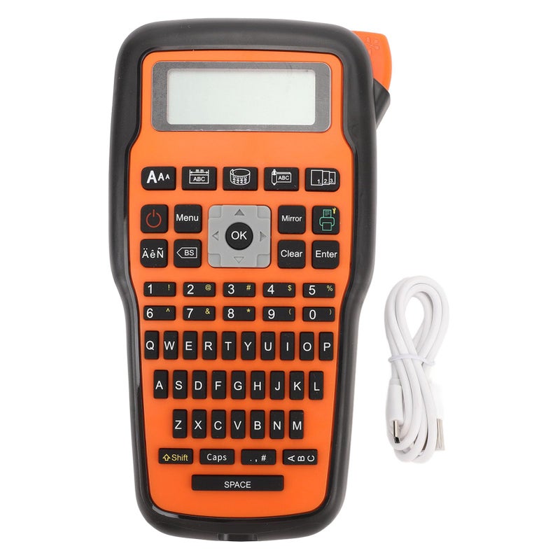 Portable Thermal Label Printer with Keyboard Fast Custom Printing 21 5x11cm Battery Powered - Image 2