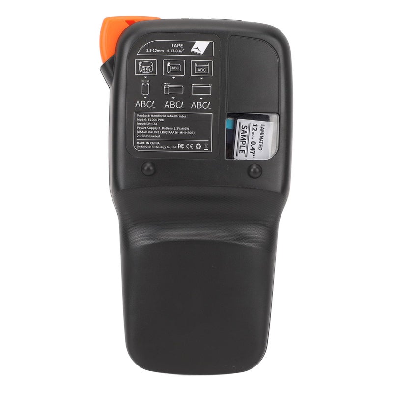 Portable Thermal Label Printer with Keyboard Fast Custom Printing 21 5x11cm Battery Powered - Image 3