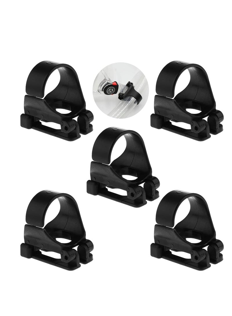 Barakah 5 Pack Universal Snorkel Clips, High Performance Tube Keepers for Scuba Diving and Snorkeling, 25mm Size, Perfect for Water Sports Enthusiasts - Image 1