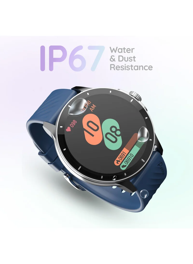 Pebble Pebble Polar 1.52" HD Display, Quick Notification, Blutooth Calling, SpO2 Monitoring, Heart Rate Monitoring, Sleep Monitoring, Multi Sports Modes, Multiple Watch Faces, AI Voice Assistant, Alarm & Notification, Smart Calendar, Smart Calculator