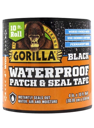 Gorilla waterproof patch & seal tape 4" x 10' black pack of 1 - pzsku/ZD4F355072AFFBC320C3BZ/45/_/1707981731/22d793a4-95fb-4dd1-b2c8-2476d8311567
