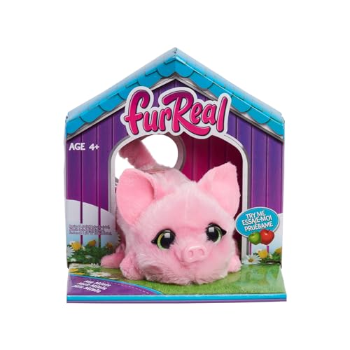 furReal My Minis Piglet Kids Toys for Ages 4 Up by Just Play - Image 1