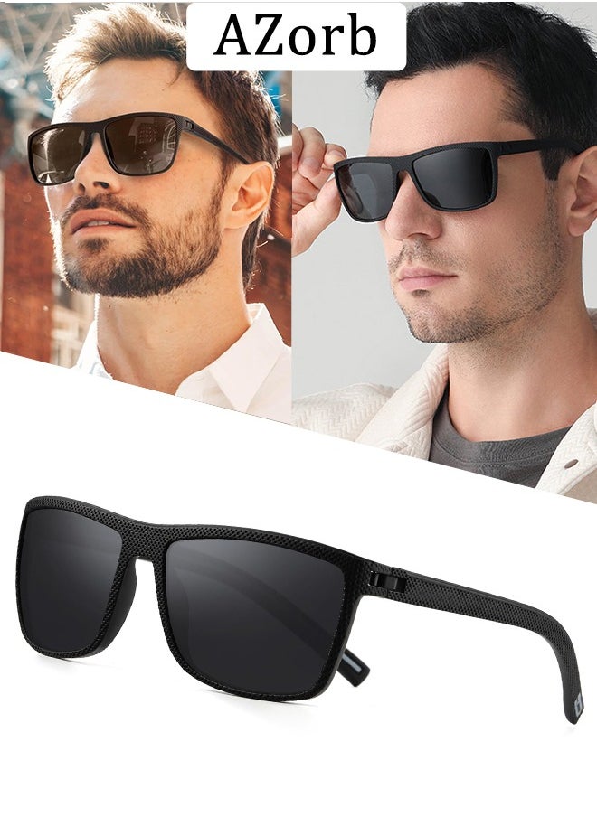 AZorb - Polarized Men's Sunglasses Classic Designer TR90 Frame Sun Glasses for Men Women Sports Sunglasses UV400 Protection Shades for Driving Outdoor Travle - Image 1
