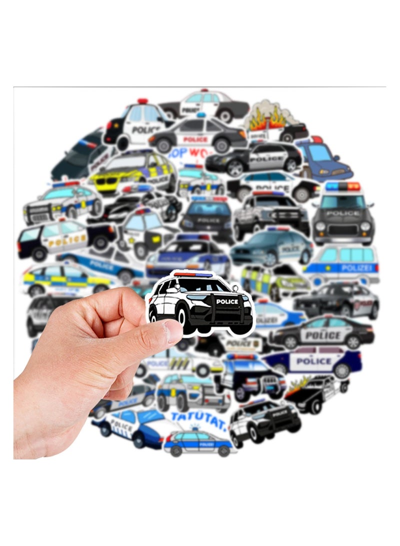 50 قطعة من ملصقات سيارات الشرطة المقاومة للماء من الفينيل لأجهزة الكمبيوتر المحمول - Image 5