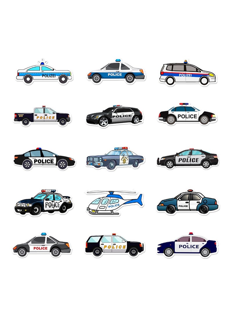 50 قطعة من ملصقات سيارات الشرطة المقاومة للماء من الفينيل لأجهزة الكمبيوتر المحمول - Image 4