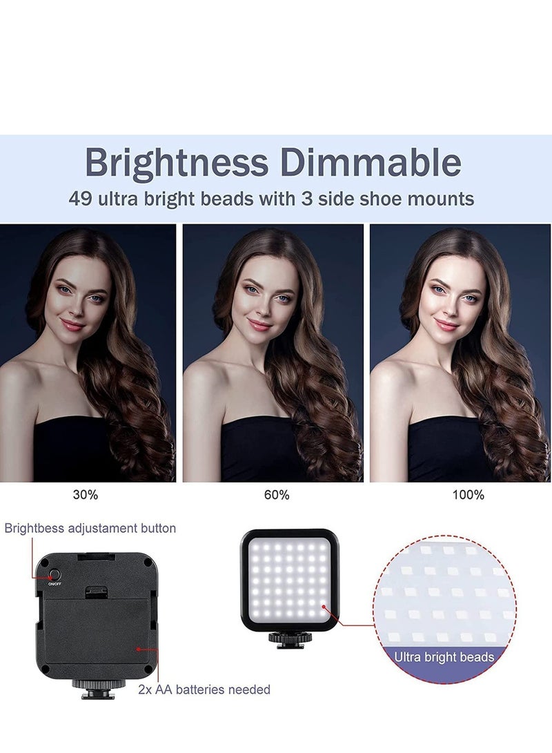 Vlogging Kit- iPhone/Android Compatible Vlogging Kit Phone Video Kit Accessories: Phone Tripod, Phone Mount, LED Light and Cellphone Shotgun Microphone for Phone Video Recording for YouTube, Vlog - Image 2