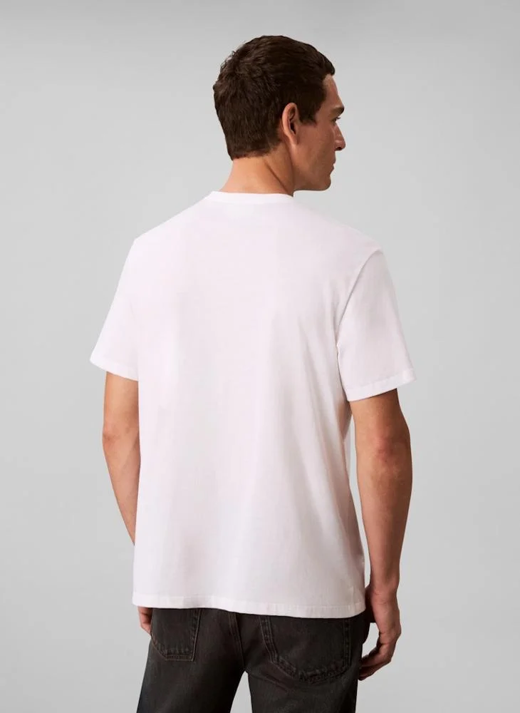 كالفن كلاين Logo Graphic Short Sleeve T-Shirt