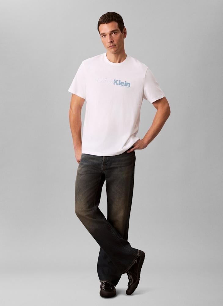 كالفن كلاين تيشيرت بأكمام قصيرة وطبعة شعار - Image 5
