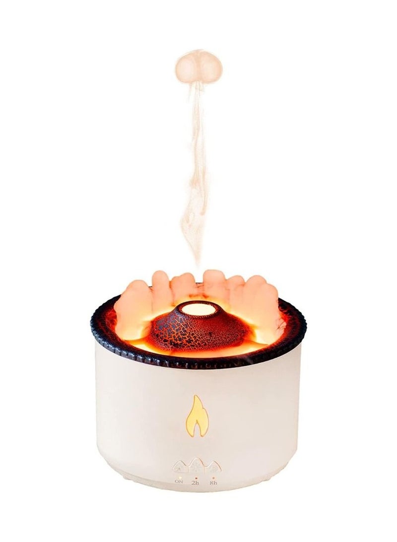 ACLIX Ultrasonic Essential Oil Diffuser 360ml Aromatherapy Humidifier 2 Mist Modes Flame & Jellyfish Timer & Auto Shut-Off Aroma Diffuser for Bedroom Spa Yoga Office Ideal Gift for Women - Image 4