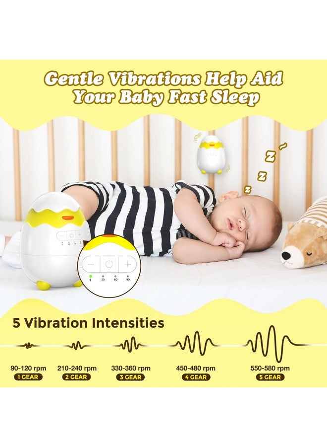 بلو فاير كرسي هزاز للأطفال قابل لإعادة الشحن لعربات الأطفال - 5 سرعات اهتزاز و4 أوضاع مؤقت، كرسي هزاز محمول عالمي مع وظيفة الذاكرة، مهدئ اهتزاز هادئ للأطفال حديثي الولادة وحتى الأطفال الصغار مع دعامتين - Image 1