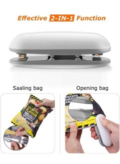 Mini Bag Sealer, Handheld Heat Vacuum Sealer, 2 in 1 Sealer and Cutter, Portable Resealer Machine for Plastic Bags Food Storage Snacks Freshness - pzsku/ZD4F39B4C80E543DDCF06Z/45/_/1734935841/4511460c-bcf9-46f8-9f2e-c86493a08cb4