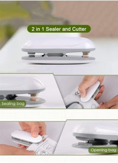 Mini Bag Sealer, Handheld Heat Vacuum Sealer, 2 in 1 Sealer and Cutter, Portable Resealer Machine for Plastic Bags Food Storage Snacks Freshness - pzsku/ZD4F39B4C80E543DDCF06Z/45/_/1734935890/c78b6992-1bf3-4a11-83c1-0af9896b8562