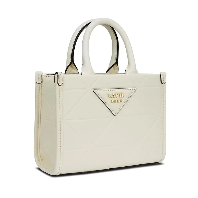 Lavie Luxe Women's Lisa Extra Small Box Satchel bag (Offwhite)