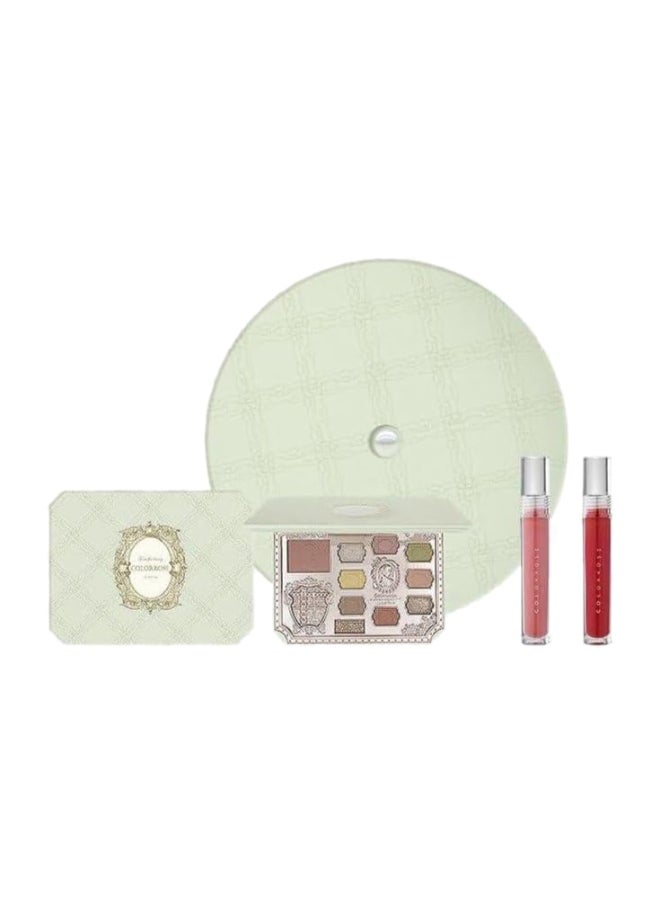 COLORROSE Drama Dream Ballet Makeup Set Lipstick Powder Blusher High Gloss Eye Shadow Pallete Lip Glaze Multicolour  - Image 1