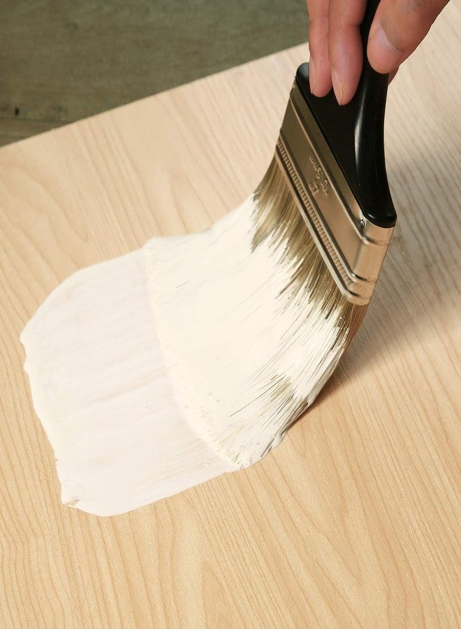 MANCHAP 15 Pack 3 Inch Paint Brushes, Plastic Handle Paint Brushes with Polyester Bristle, Multi Purpose Paint Brushes for Acrylic Painting, Staining, Varnishing and Wall Trimming - Image 5
