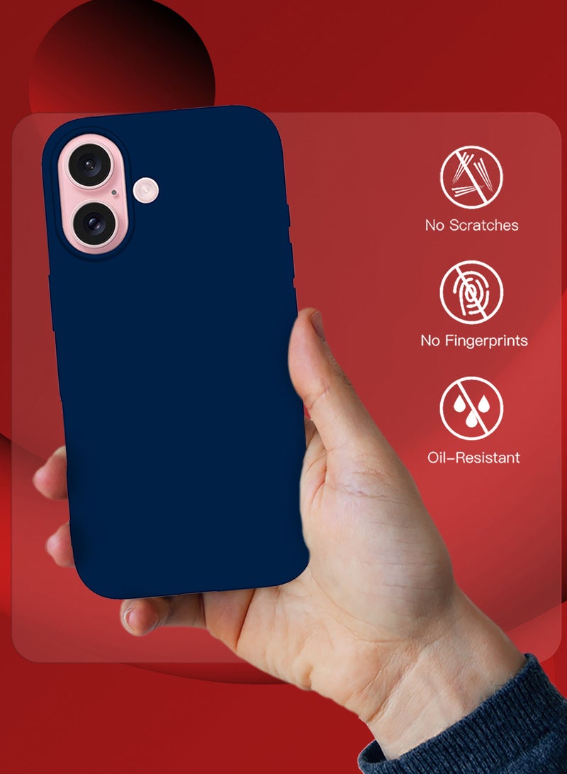 (for iPhone 16 Plus) Case, Slim Silicone Case, Full Covered Anti Scratch Shockproof Protective Cover - Image 4