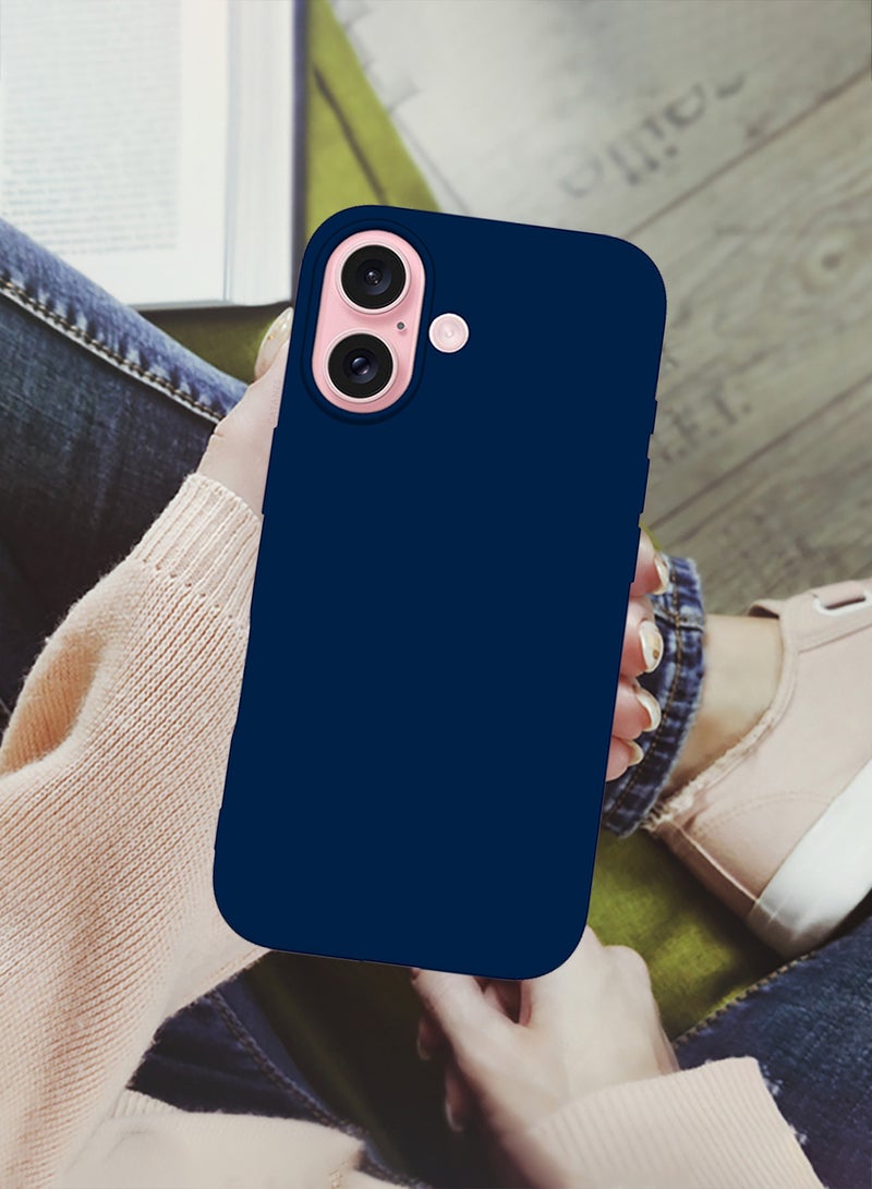 (for iPhone 16 Plus) Case, Slim Silicone Case, Full Covered Anti Scratch Shockproof Protective Cover - Image 5