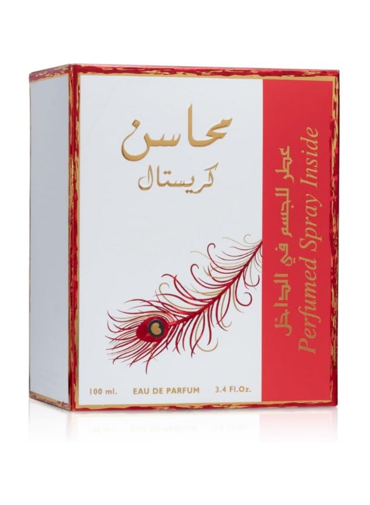 Lattafa Mahasin Crystal 100ml EDP for Women - Image 2