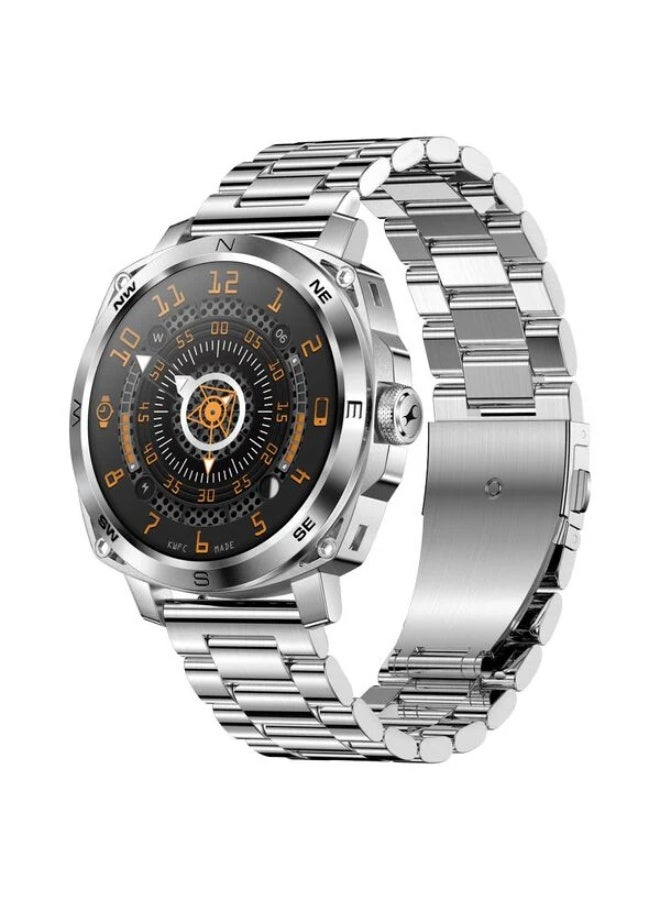 Fastrack Radiant FX3 Smart Watch, 3.63 CM AMOLED Display, Functional Crown, AOD & DND Mode, SingleSync BT Calling, AI Voice Assistant, Women's Health Tracking, 100+ Sports & Smartwatch Faces (Black) Silver - Image 4