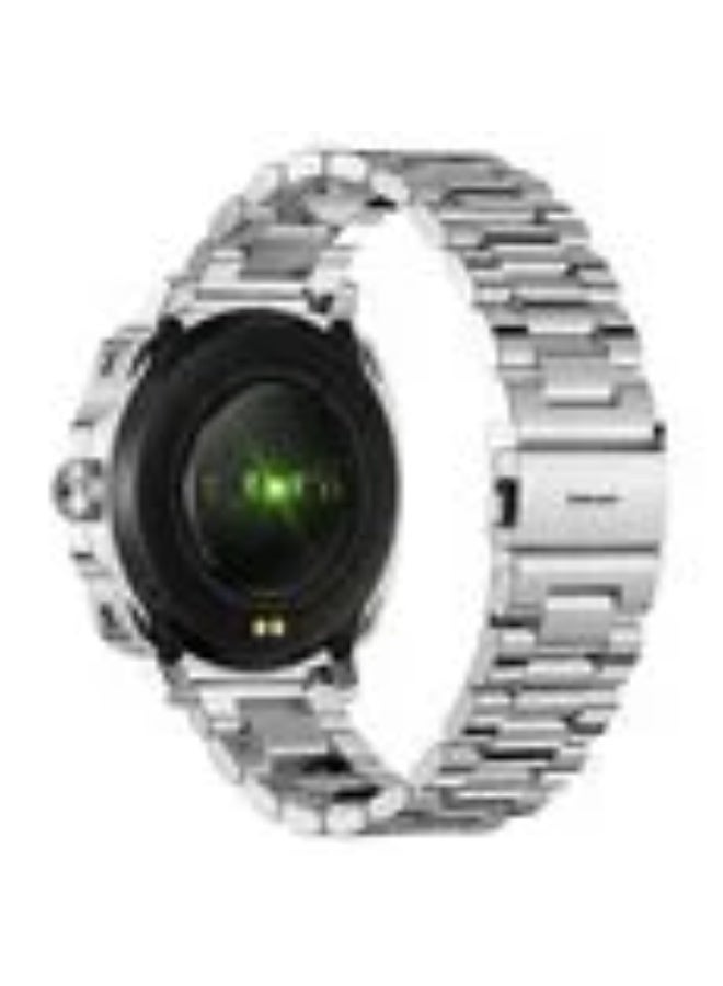 Fastrack Radiant FX3 Smart Watch, 3.63 CM AMOLED Display, Functional Crown, AOD & DND Mode, SingleSync BT Calling, AI Voice Assistant, Women's Health Tracking, 100+ Sports & Smartwatch Faces (Black) Silver - Image 3