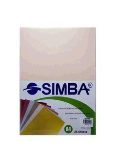 Simba Colored Photocopy Paper Pack 25 Sheets A4 - Simba 