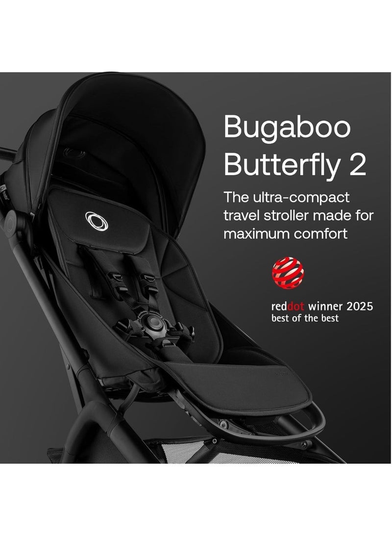 Bugaboo Butterfly 2 Travel Stroller - Heritage Black - Image 2