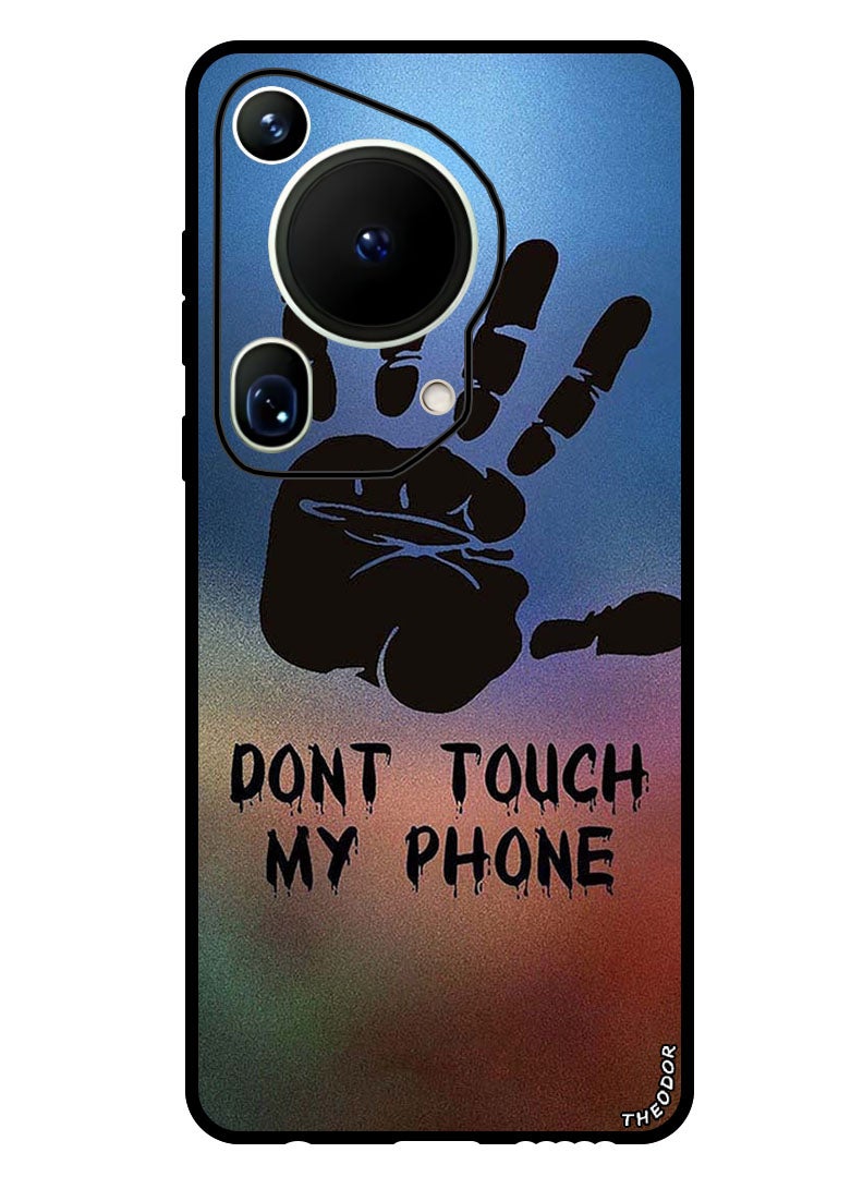 Theodor Protective Case Anti Scratch Shock Proof Bumper Cover For Huawei Pura 70 Ultra Dont Touch My Phone Hand - Image 1