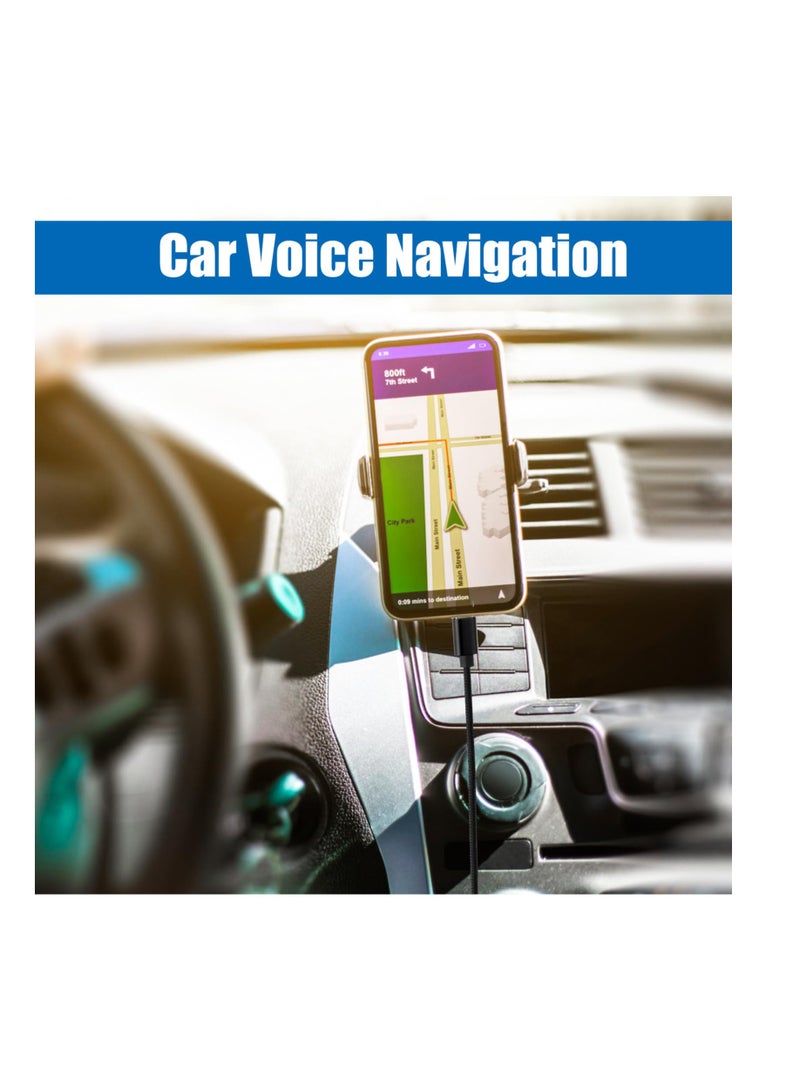 SOLARAE كابل USB نوع C AUX، كابل جاك صوت 3.5 مم، USB C إلى 3.5 مم في السيارة لسماعة الرأس ومكبر الصوت والكمبيوتر، كابل توصيل ستيريو 3.5 مم عالمي، محول كابل AUX متوافق مع سامسونج وهواوي - Image 5