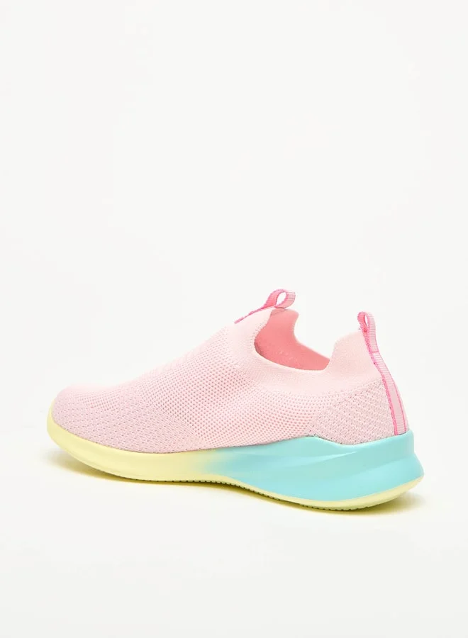 داش Girls Ombre Textured Slip-On Sports Shoes