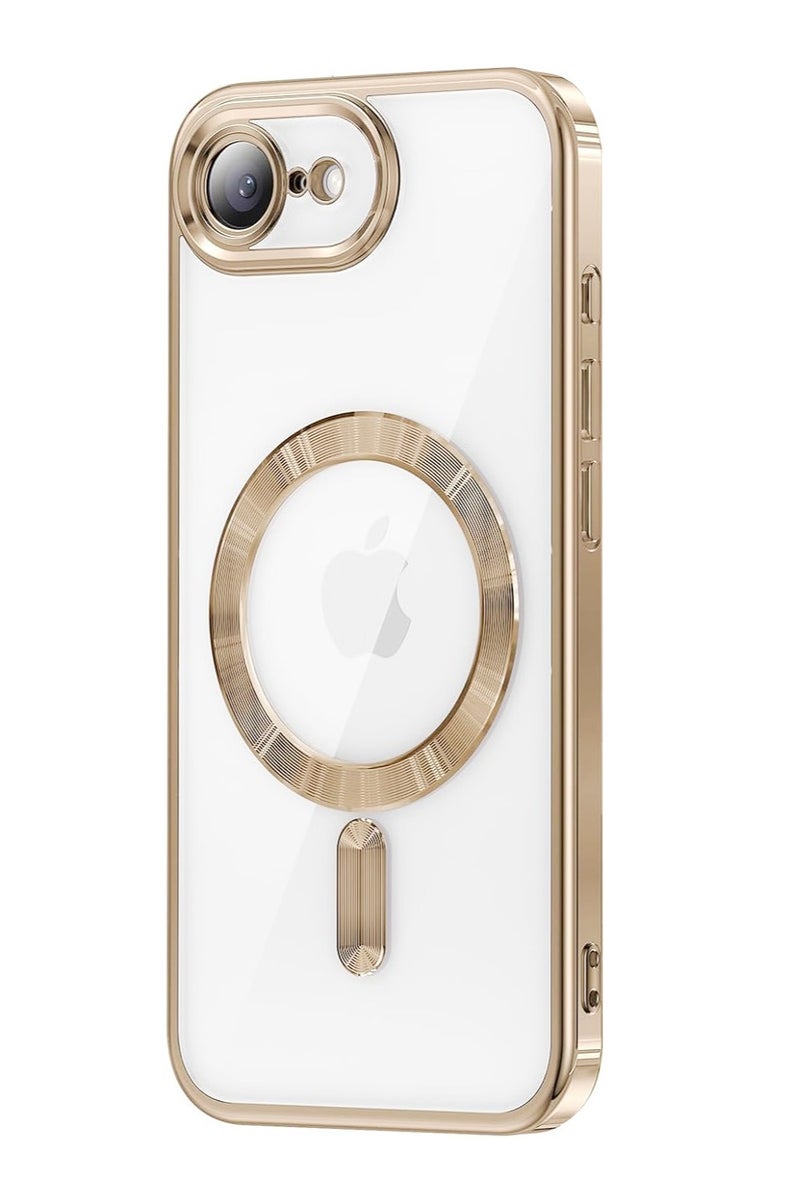 BORTONY iPhone 16e Magsafe Case Elegant Design Anti-Scratch with Camera Lens Protection Magnetic Cover for iPhone 16e 6.1-inch - Image 1