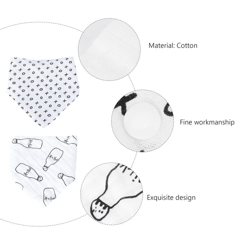 Cotton Soft Baby Bibs, Durable for Long Use, Essential for Newborn Care - Image 5