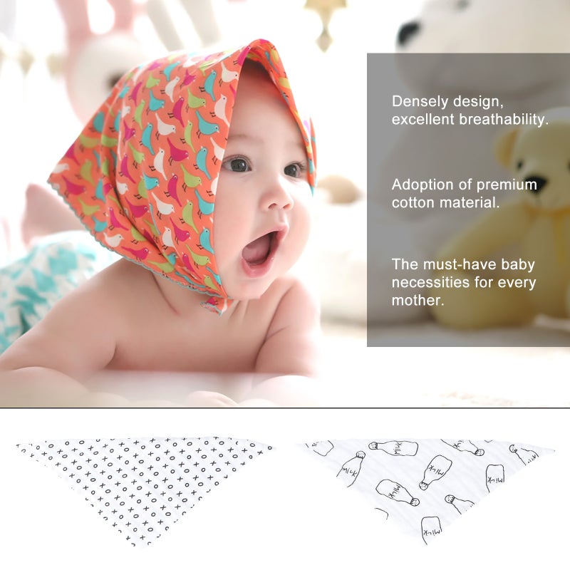 Cotton Soft Baby Bibs, Durable for Long Use, Essential for Newborn Care - Image 4