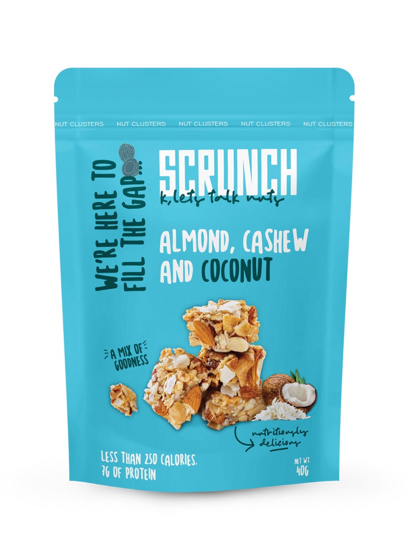 SCRUNCH Almond, Cashew & Coconut Nut Clusters - Image 1