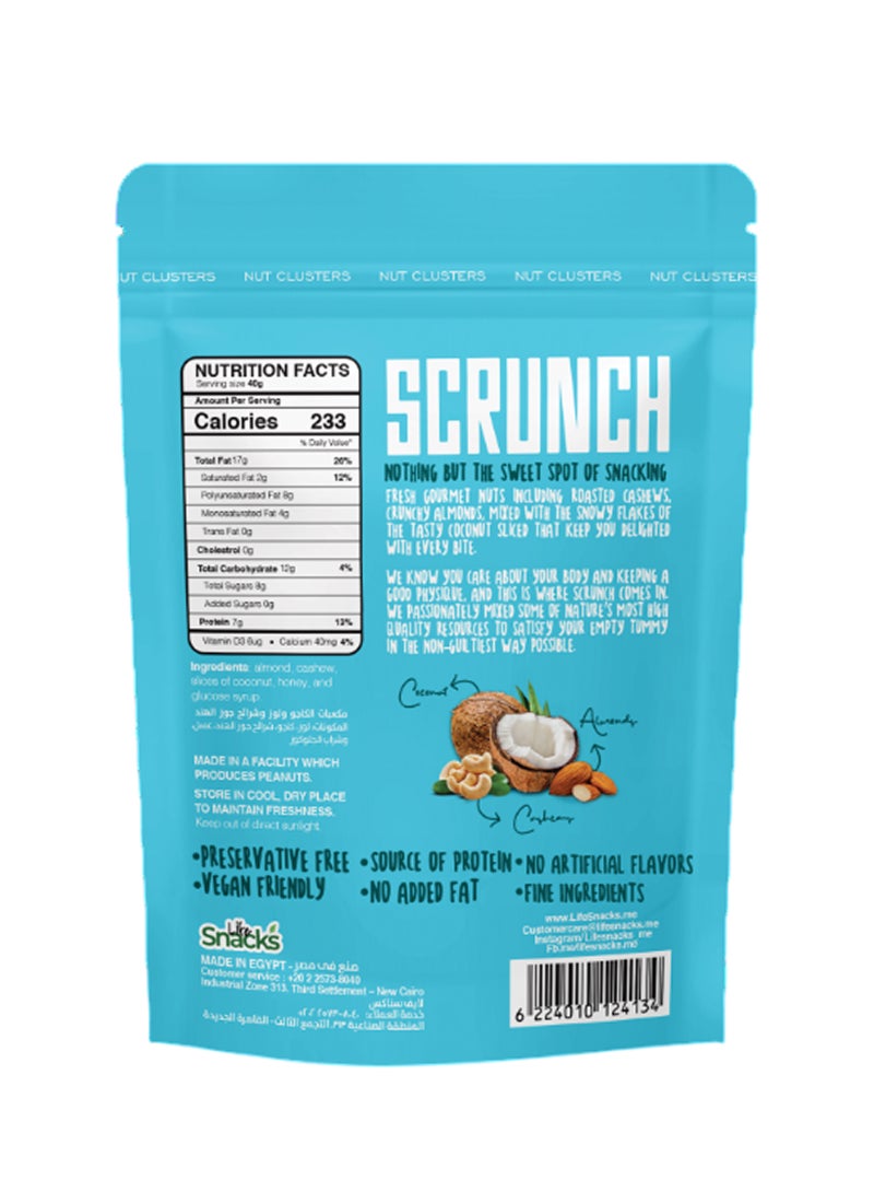 SCRUNCH Almond, Cashew & Coconut Nut Clusters - Image 2