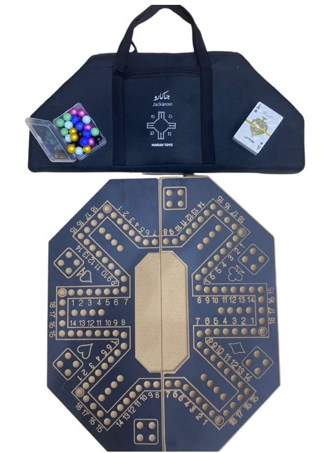 Jackaroo Board Game For Strategic Planning For 6 People With A Luxury Bag