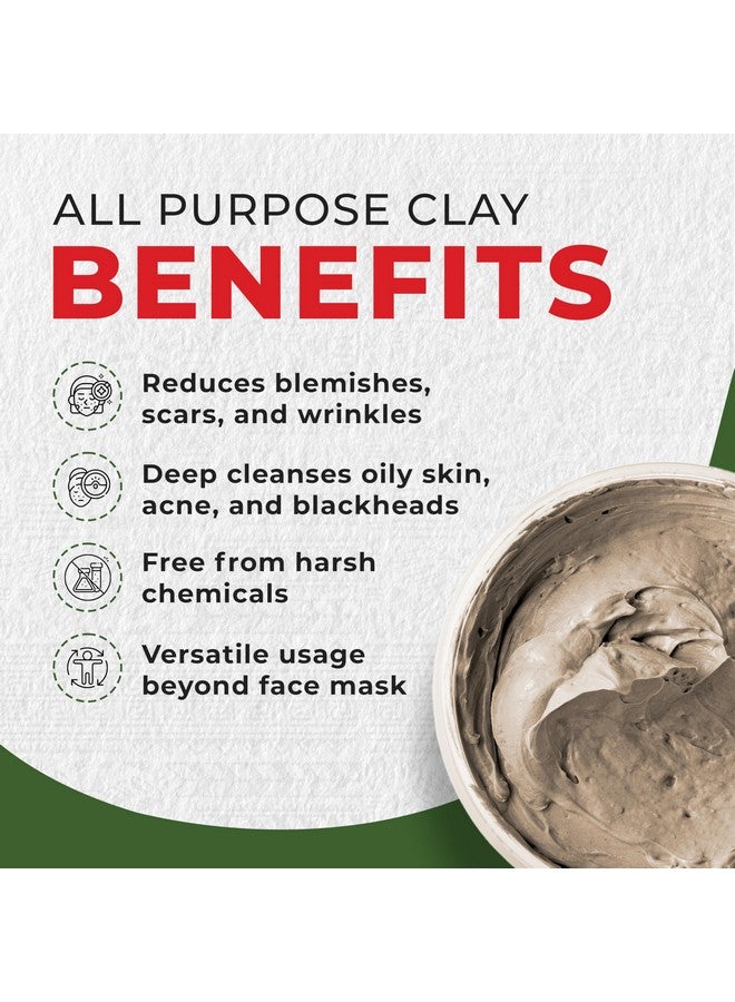 MAYAN MAGIC MUD Powerful Deep Pore Cleansing Sodium Bentonite Clay Natural Face Mask Peel For Men And Women Usa Made Full Facial Skin Care Spa Level Beauty Products That Cleanse Skin 16 Oz - Image 3