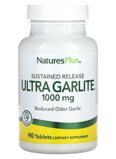 NaturesPlus Sustained Release Ultra Garlite 1000 mg 90 Tablets 
