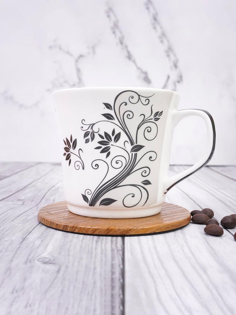UPC U.P.C. Cup Set of 6 for Tea, Ceramic Tea Cups Set of 6, Microwave Safe Cup, Dishwasher Safe Cups, Bone-Ash Free Coffee Cups Set-150ml. - Image 4