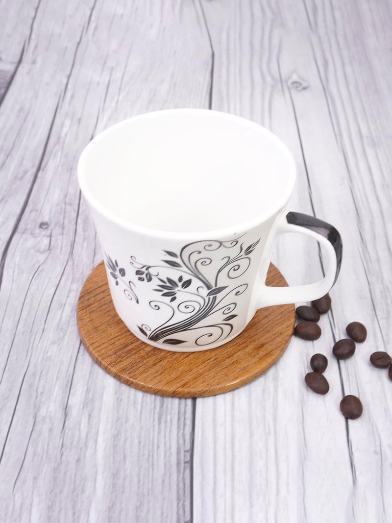 UPC U.P.C. Cup Set of 6 for Tea, Ceramic Tea Cups Set of 6, Microwave Safe Cup, Dishwasher Safe Cups, Bone-Ash Free Coffee Cups Set-150ml. - Image 5