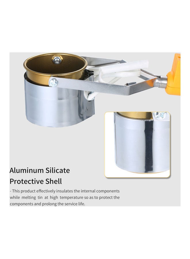 Portable Temperature Adjustable Titanium Alloy Tin Furnace Yellow - Image 4
