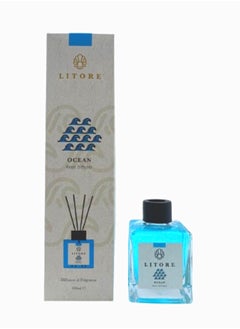 Litore Reed Diffuser - Ocean Fragrance, 100ml | Long-Lasting Home Fragrance | Natural & Elegant Room Diffuser - pzsku/ZD4F4751830ABA113171DZ/45/_/1737527190/2e770673-45f0-44ff-852a-46bd614dc510